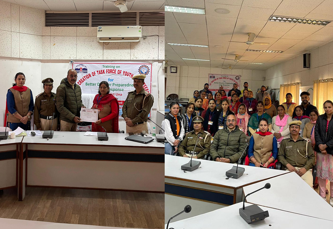 Three day training camp organized at Bachat Bhawan Una for better disaster management
